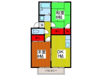 間取図 ベルベデ－レ