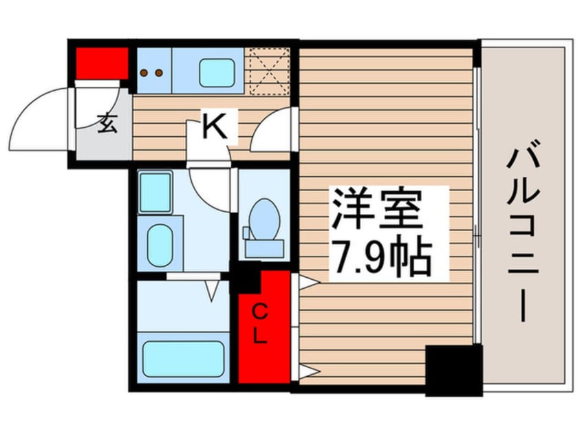 間取図 グランド・ガーラ銀座(1414)