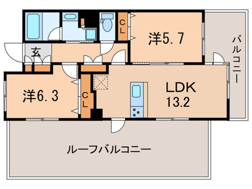 間取図 ﾚｼﾞﾃﾞｨｱﾀﾜｰ上池袋(ﾊﾟｰｸ棟)