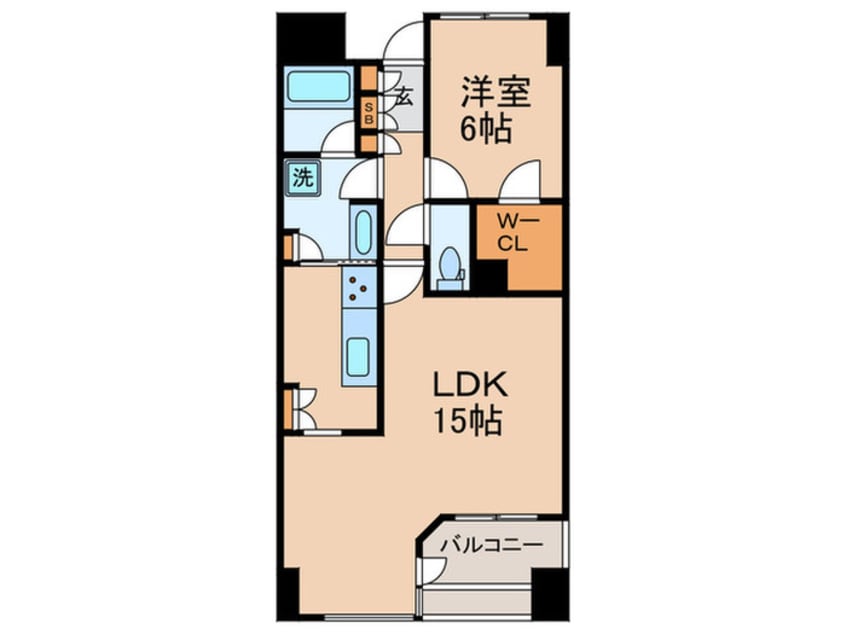 間取図 ﾚｼﾞﾃﾞｨｱﾀﾜｰ上池袋(ﾊﾟｰｸ棟)