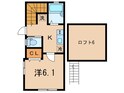 Ｉ－ＡＲＥＡ太子堂の間取図