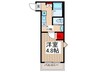 MELDIA西川口Ⅱ 1Kの間取り