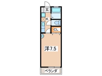 間取図 クイ－ンシップヒロ