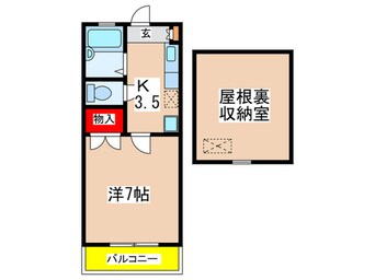 間取図 アベニ－ル百合丘