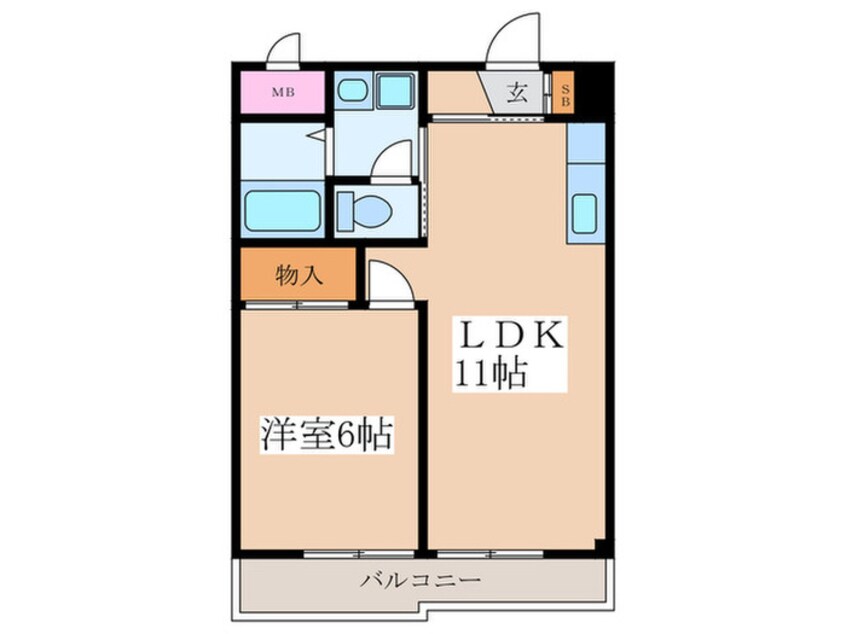 間取図 Ｊｏｙ　１ｓｔ