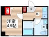 平井ＳＫハイツ 1Kの間取り