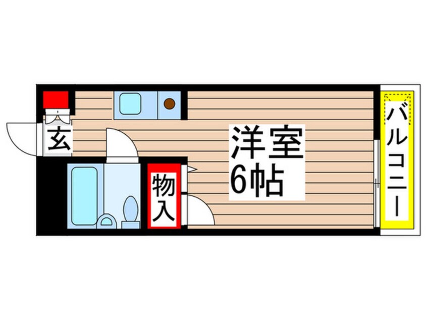 間取図 ブロ－ドフラット