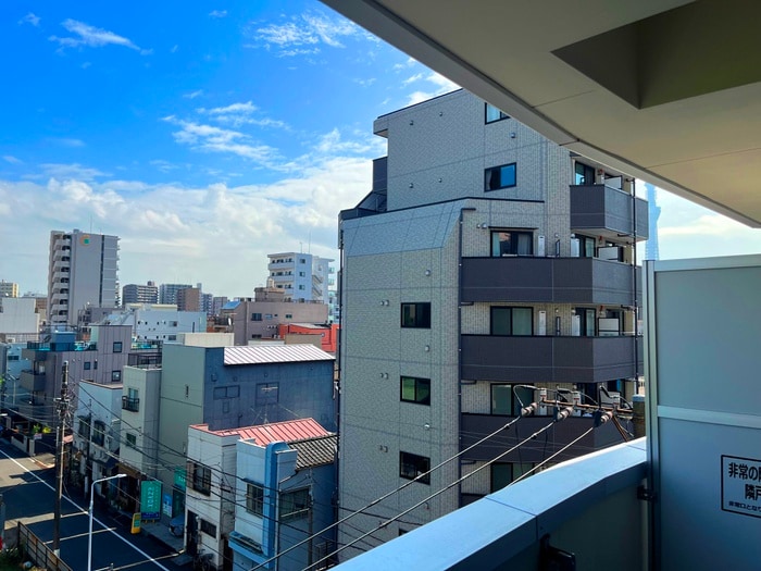 室内からの展望 ミライズ南千住