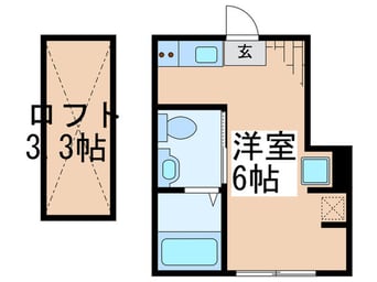 間取図 グランシャレ―梅島Ⅱ