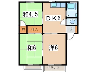 間取図 プチメゾンカマクラ