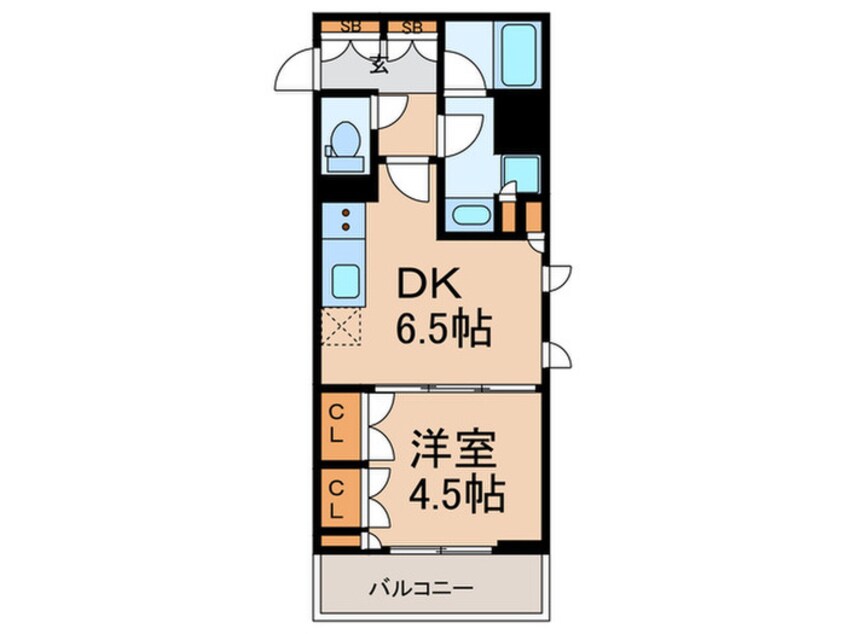 間取図 N‘sウエスト蒲田