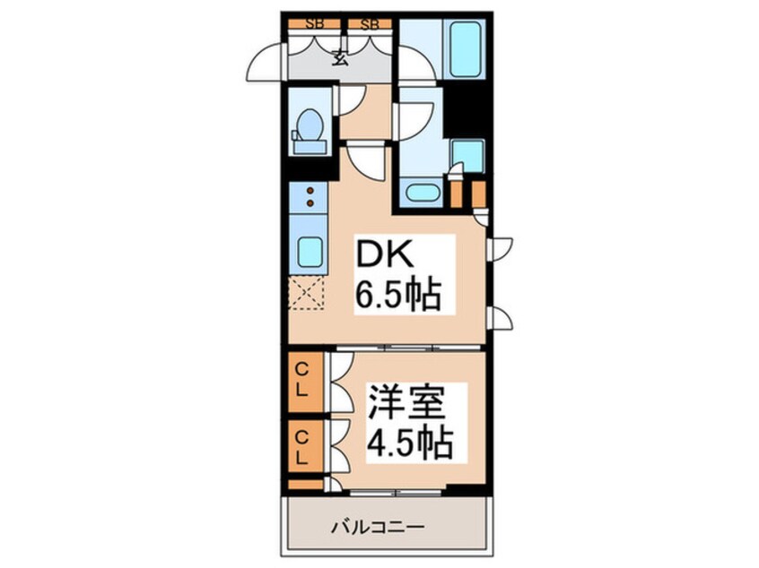 間取図 N‘sウエスト蒲田