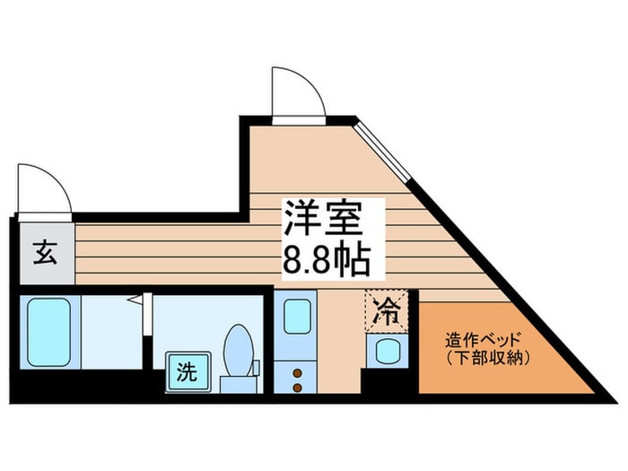 間取り図 Elysion門前仲町