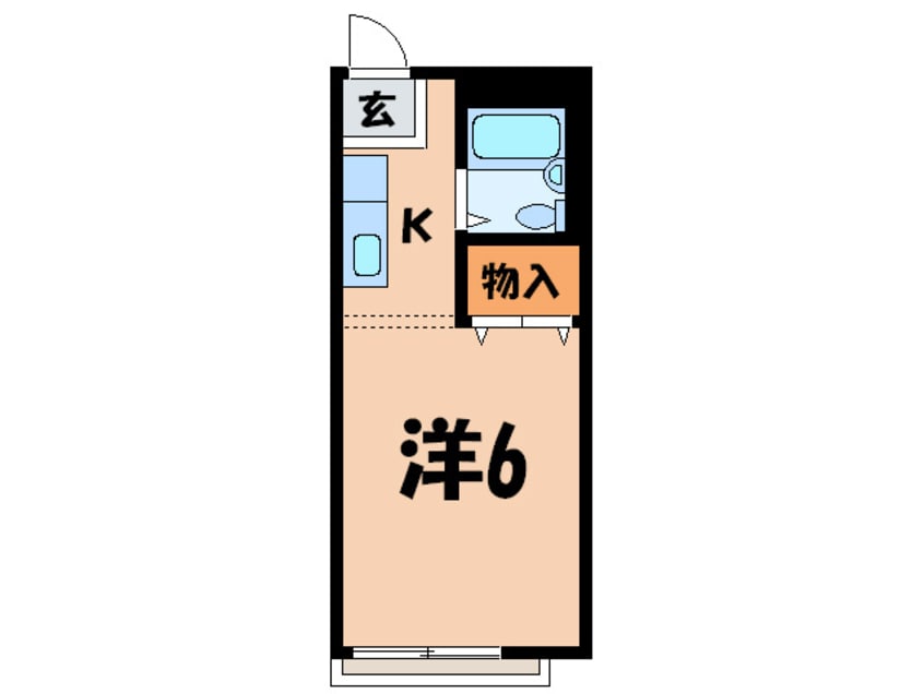 間取図 エコーハイツＫ