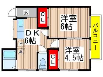 間取図 オネスティビレッジ