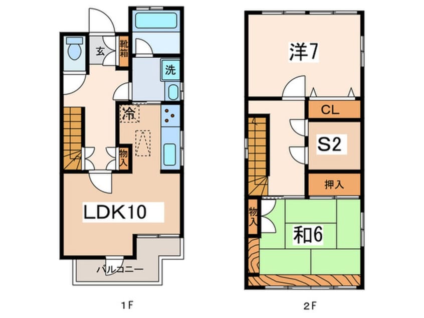 間取図 ガーデン白楽