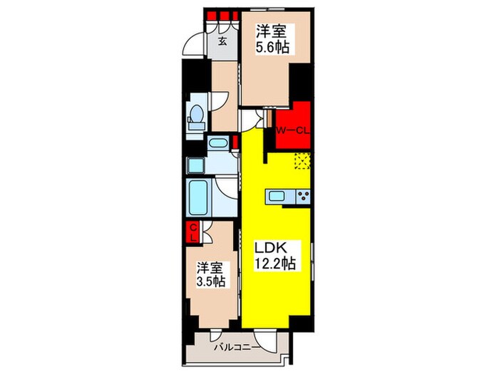 間取り図 ジオエント上野稲荷町