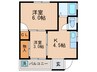 日米ビル（４０１・４０２） 2Kの間取り