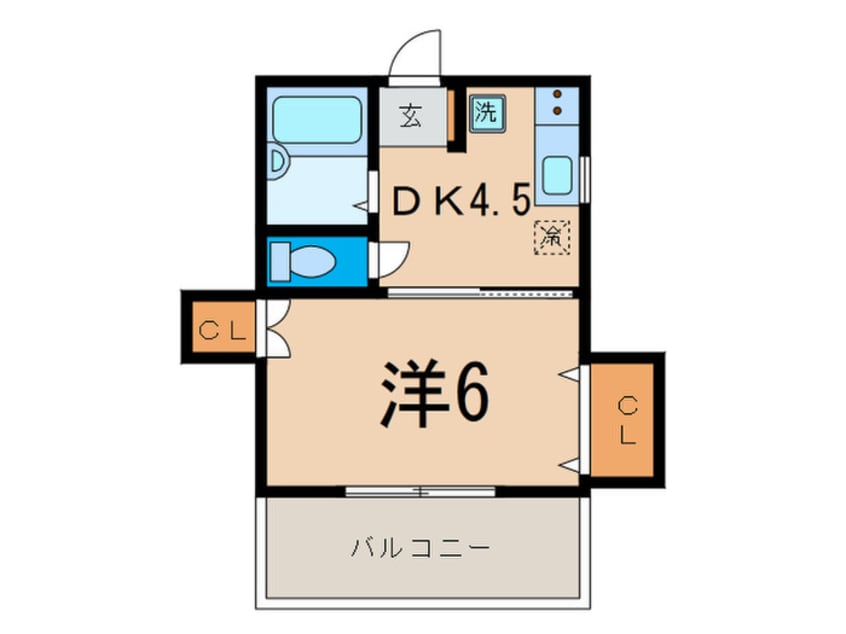 間取図 マーヴェス中目黒