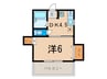 マーヴェス中目黒 1DKの間取り