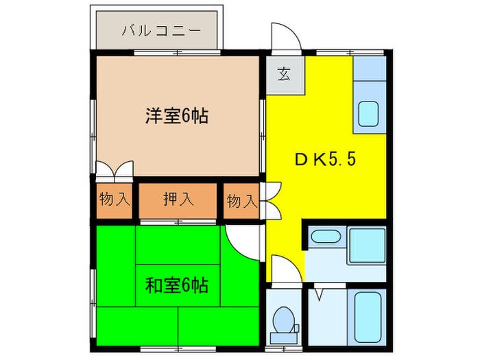 間取り図 ショウワハイツ