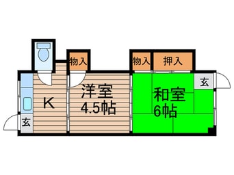 間取図 京葉コーポ