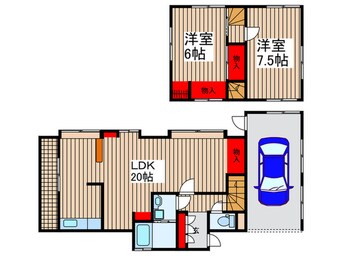 間取図 北欧風ヴィンテージリノベ戸建