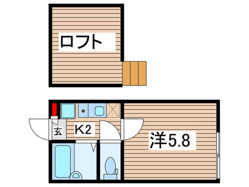 間取図 アリア梶ヶ谷