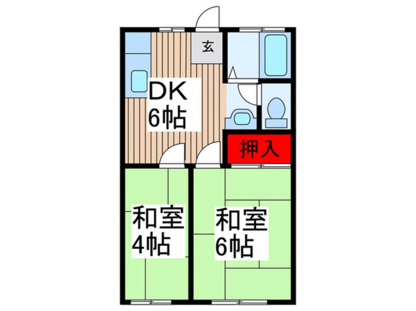 間取図 水野コーポ