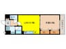 エスポワールメゾン 1LDKの間取り