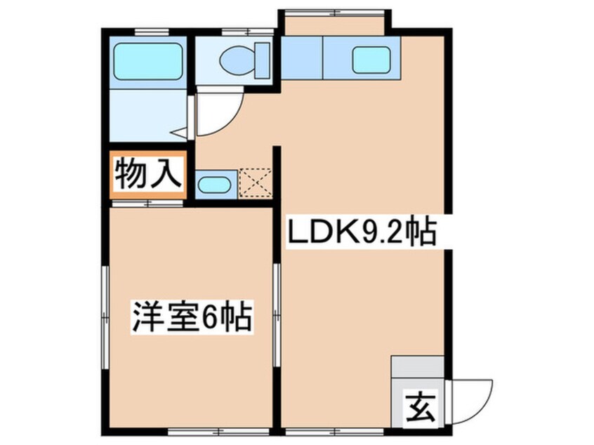 間取図 ドミ－ル・テン