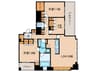 ルネ新宿御苑タワー 3LDKの間取り