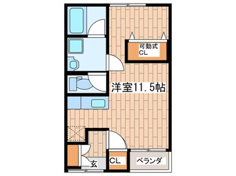 間取図 コーポさかえⅡ