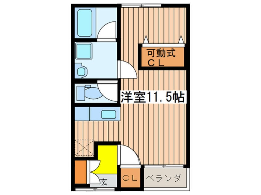 間取図 コーポさかえⅡ