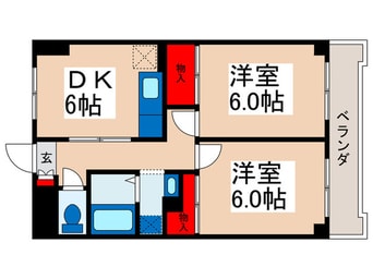 間取図 メンション　ロータス