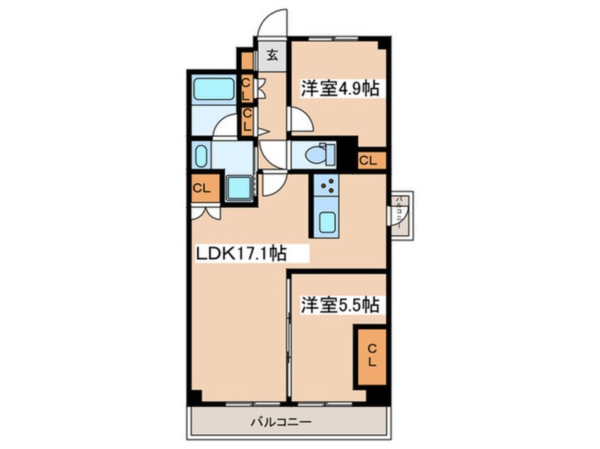 間取図 ルモントワール青葉