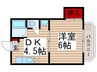 ＹＡＭＡＺＡＫＩ－３ 1DKの間取り