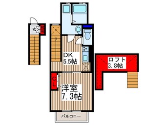 間取図 エバ－パティオHA