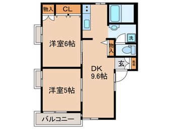 間取図 ディアコ－トＢ