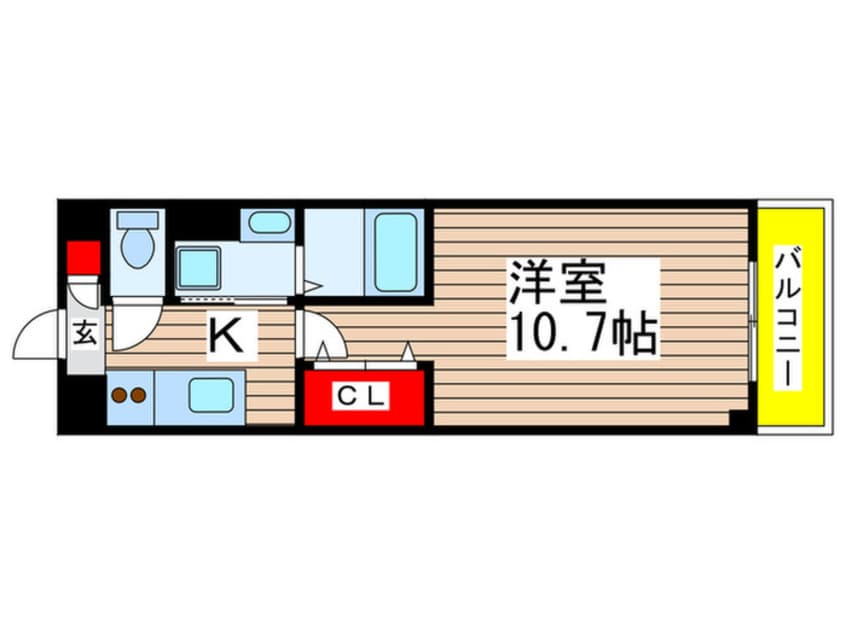 間取図 Ｌａ　ｖｅｒｇｅ