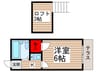 ベルツリー八柱 1Kの間取り