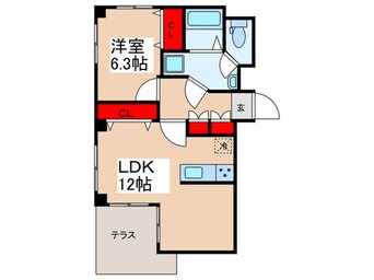 間取図 ﾗｲｵﾝｽﾞﾏﾝｼｮﾝ新小岩第5（101）