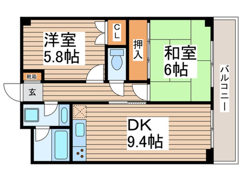 間取図 フジマンション第２