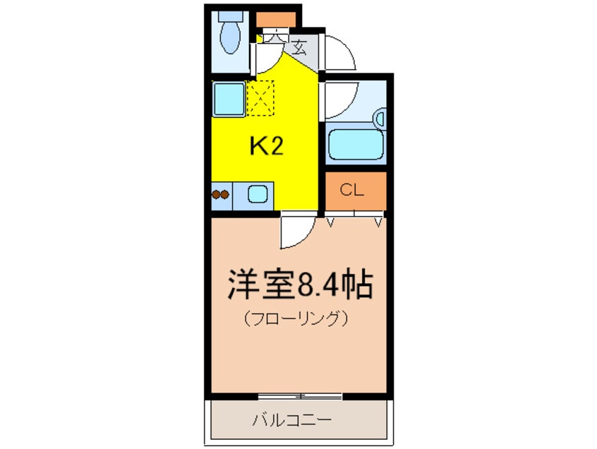 間取図 オ－ク・スクエア八幡山