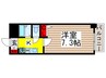 プライムアーバン行徳Ⅰ 1Kの間取り