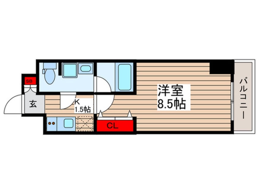 間取図 メインステージ東向島Ⅱ