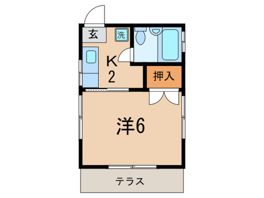 間取図 第一上野毛荘