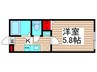 エクセラン西新井大師 1Kの間取り