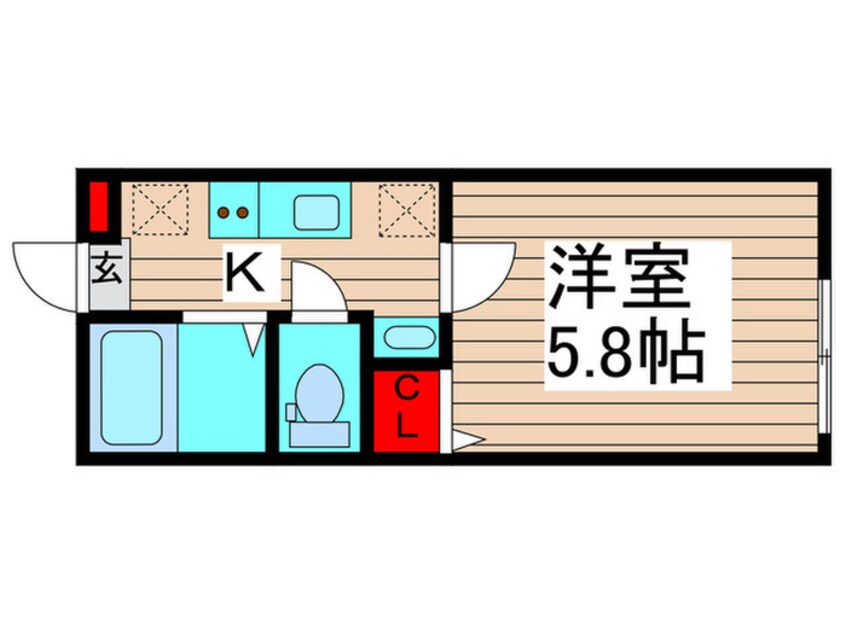 間取図 エクセラン西新井大師