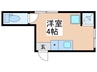 サークルハウス青砥壱番館 1Rの間取り